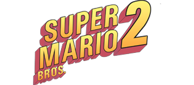 Super Mario Bros 2 logo for NES